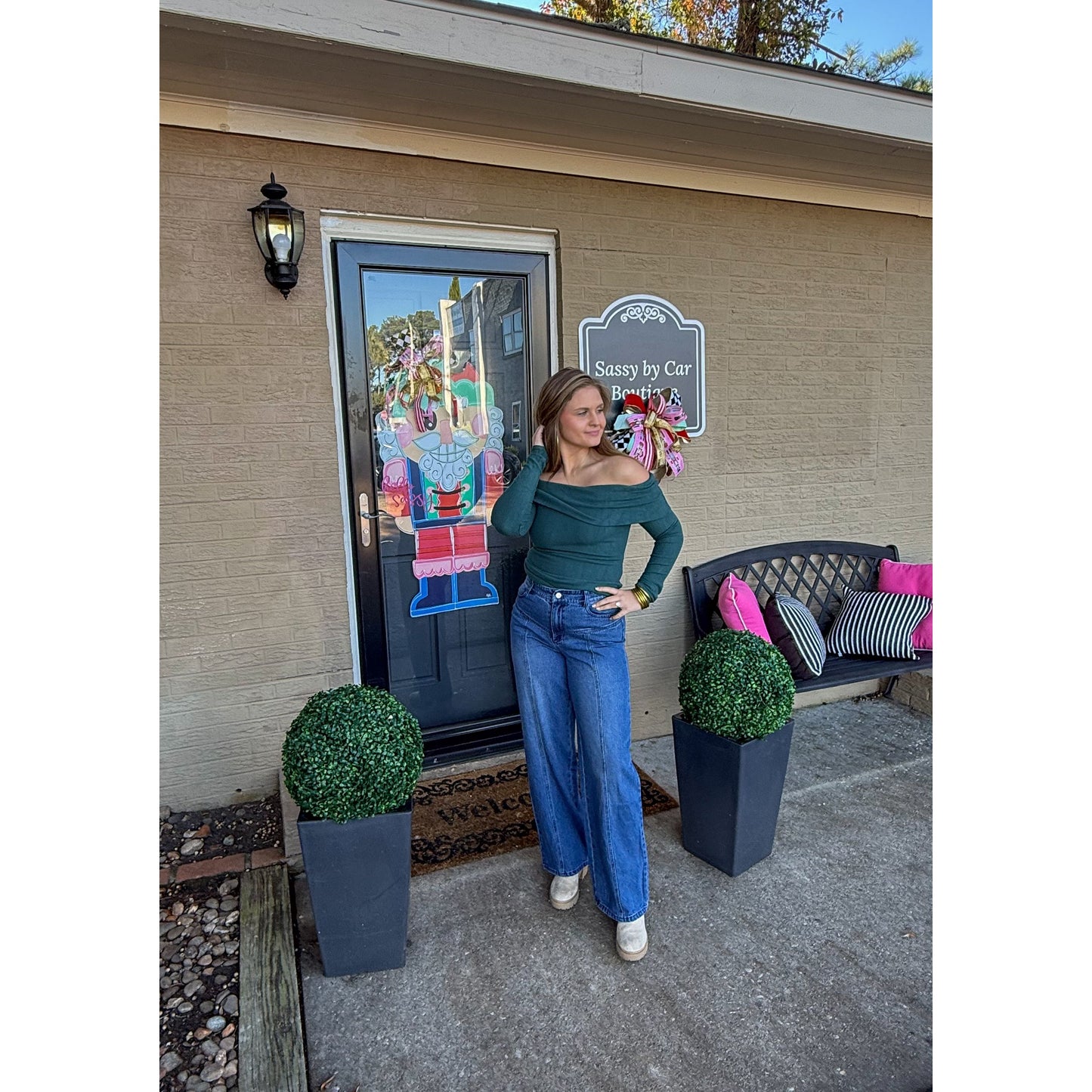 OTS Bodysuit, Hunter Green