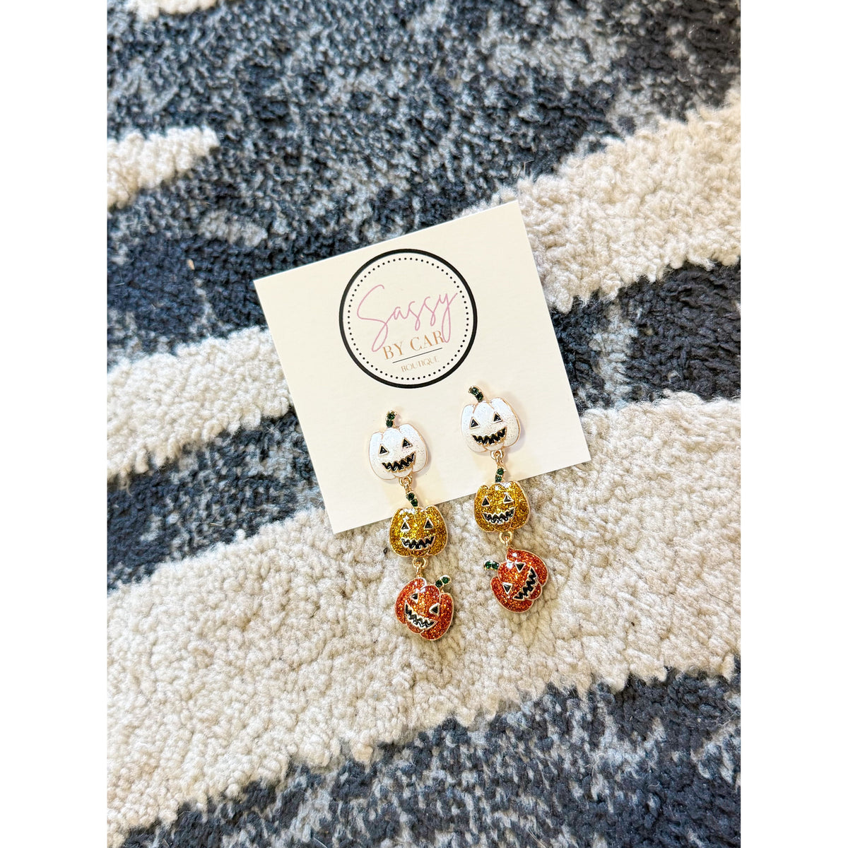Pumpkin Dangle Earrings