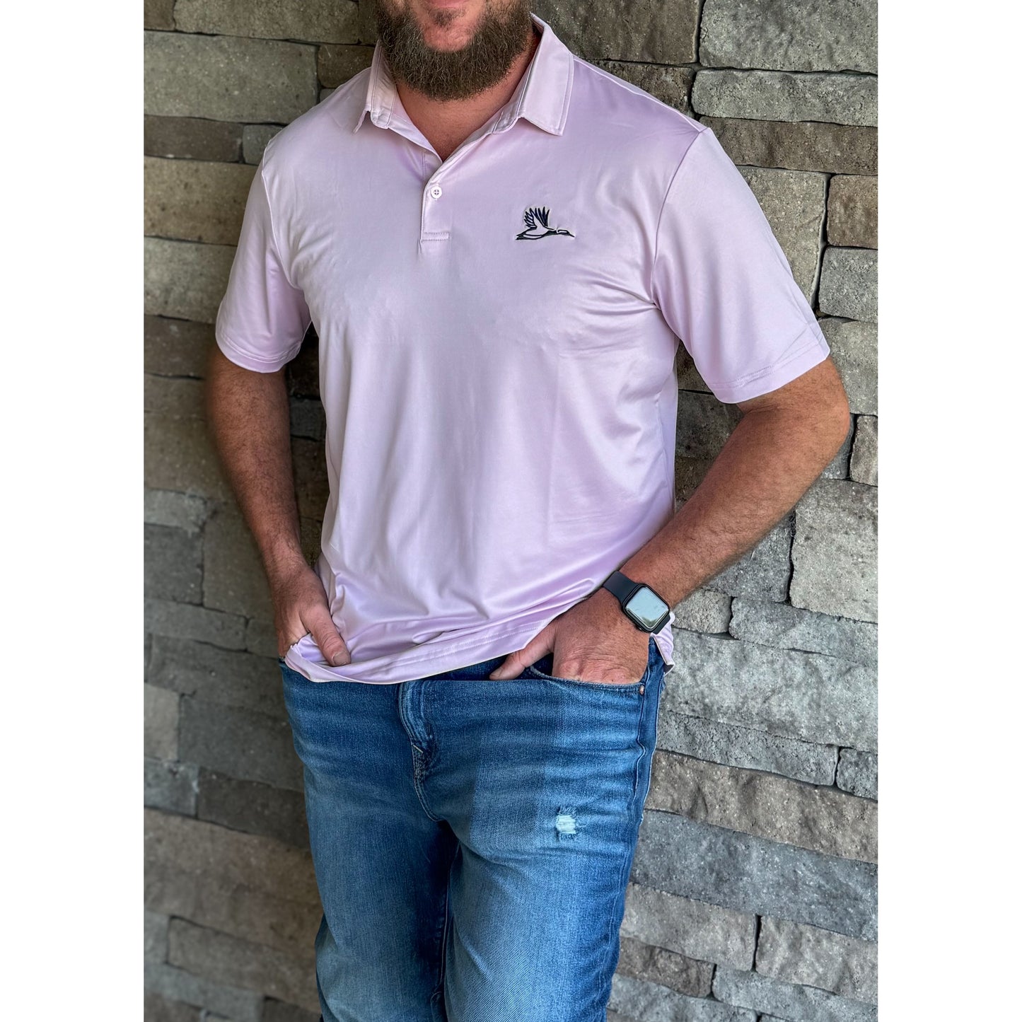Mens Polo, Pink
