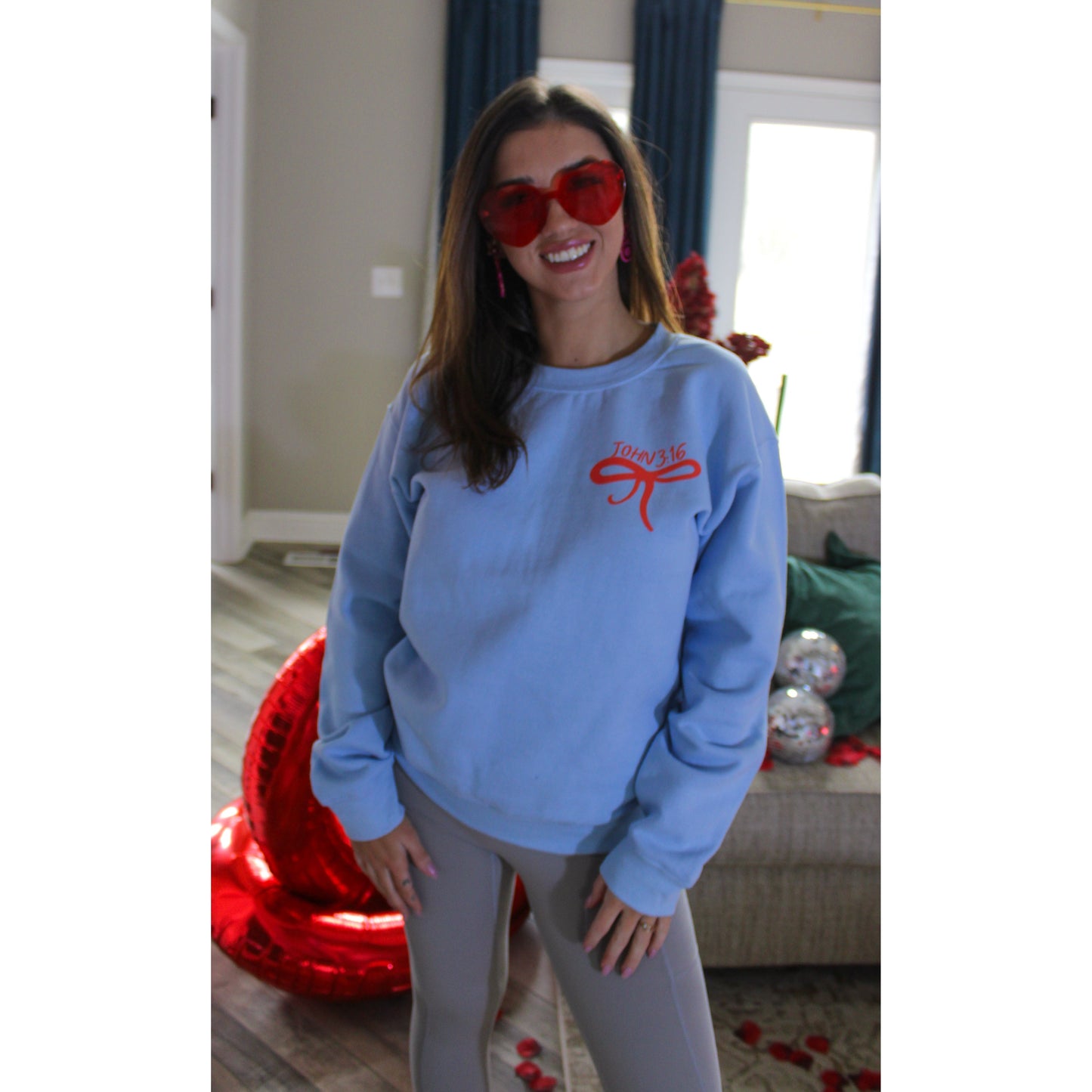 You Are So Loved Sweatshirt, Baby Blue