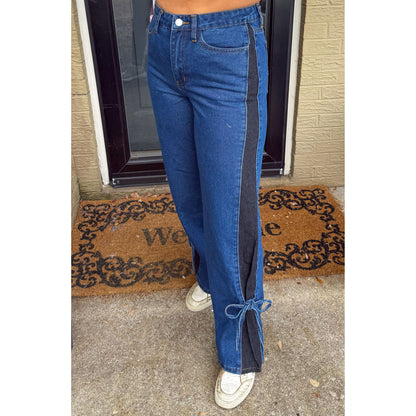 Black/Denim Jeans