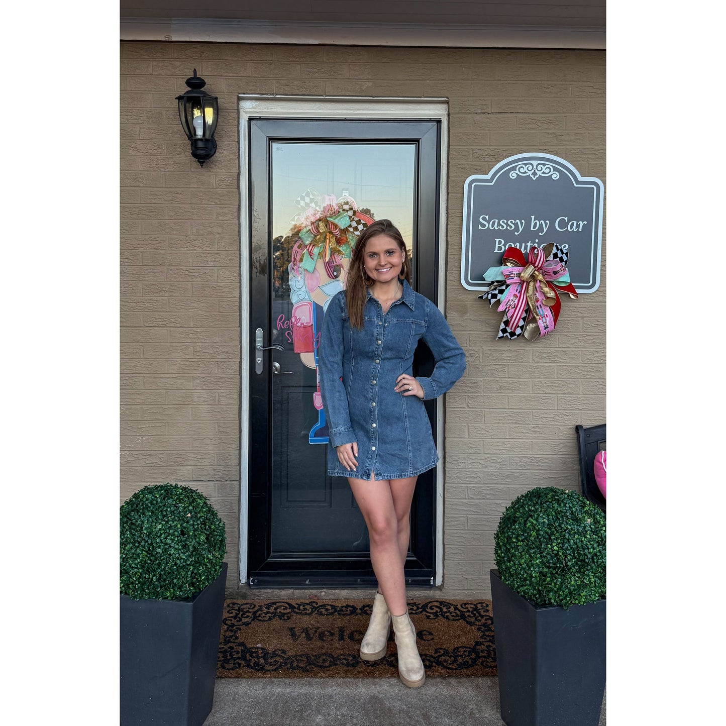 Denim Mini Dress