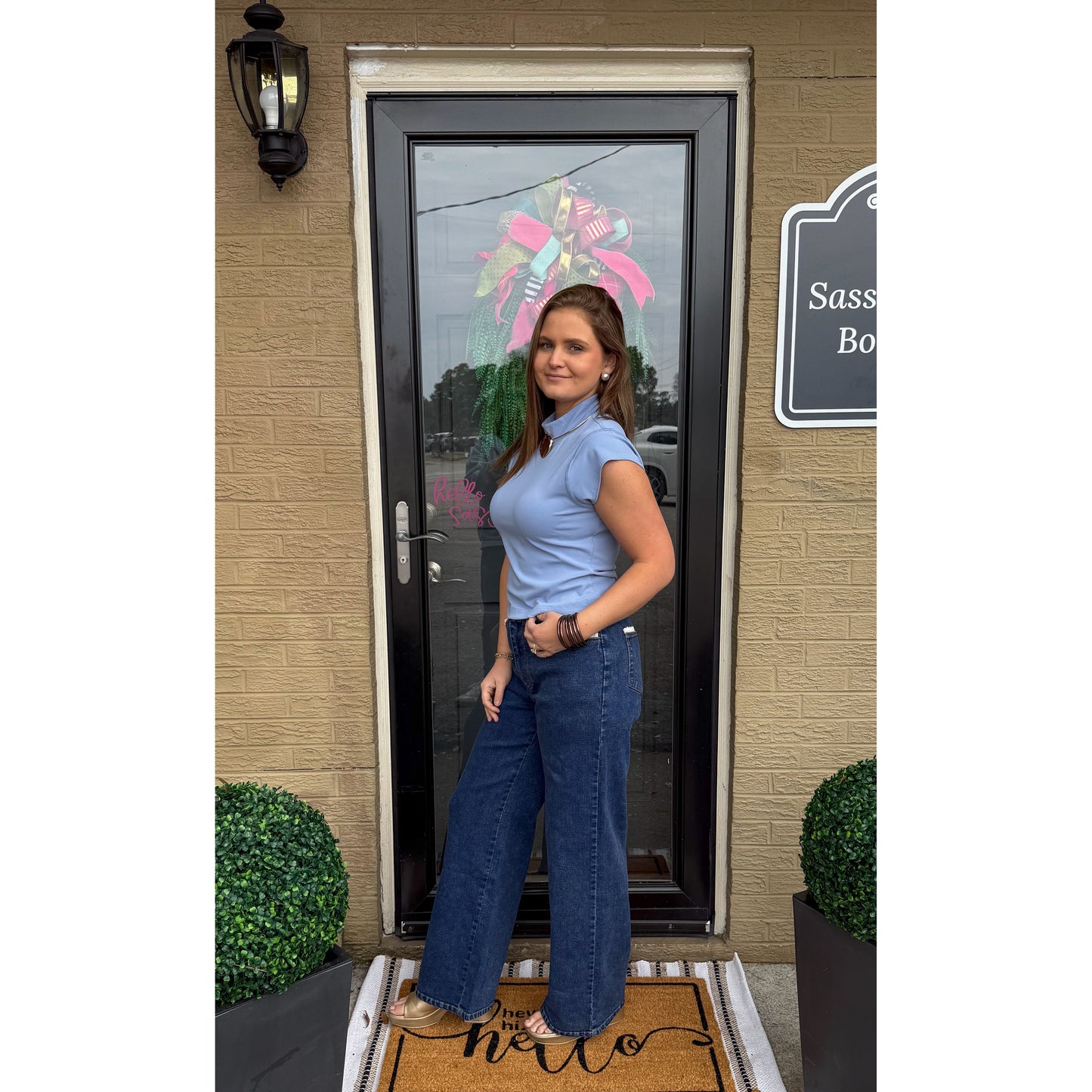 Reese Top, Periwinkle