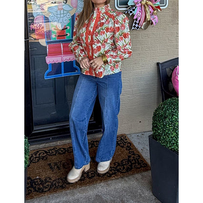 Tulip Pattern Blouse