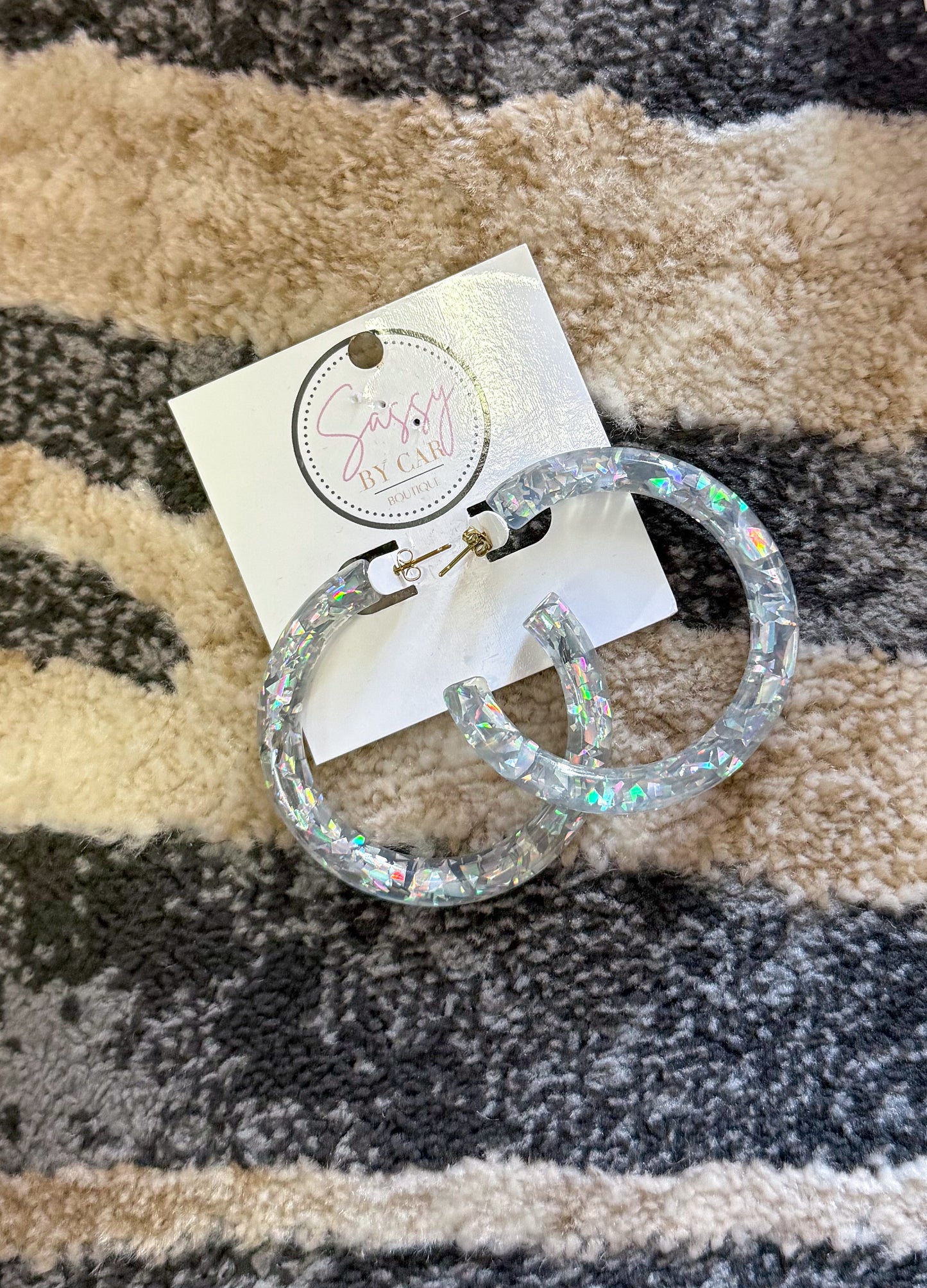 Silver Hoops