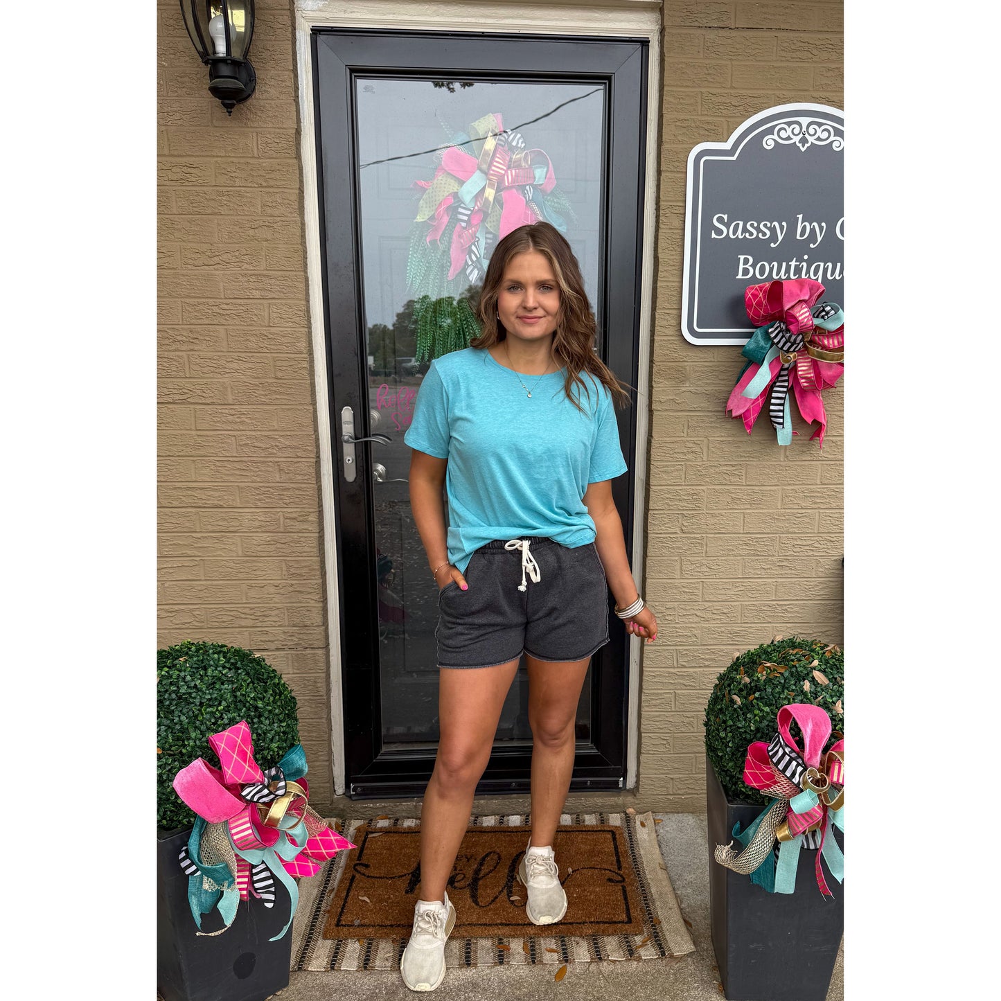 Gracie Top, Sky Blue