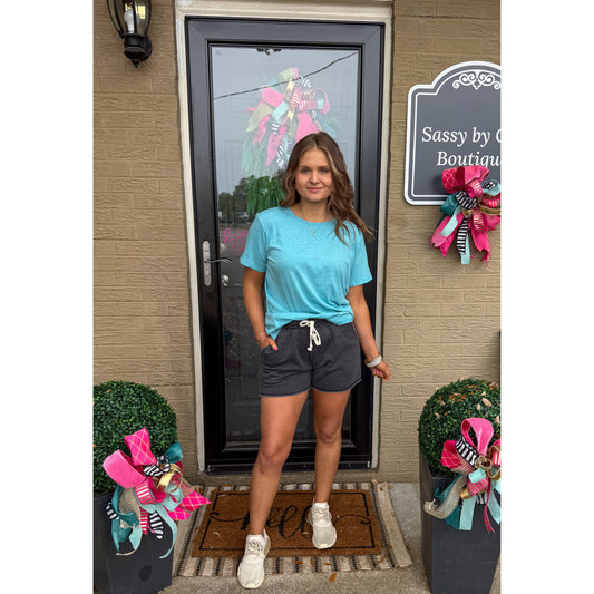 Gracie Top, Sky Blue