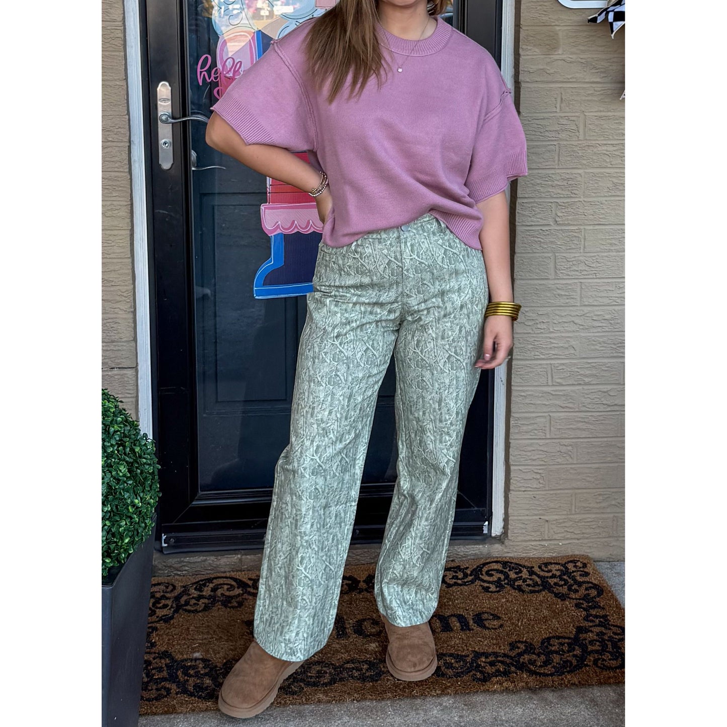 Macy Lightweight Sweater, Mauve