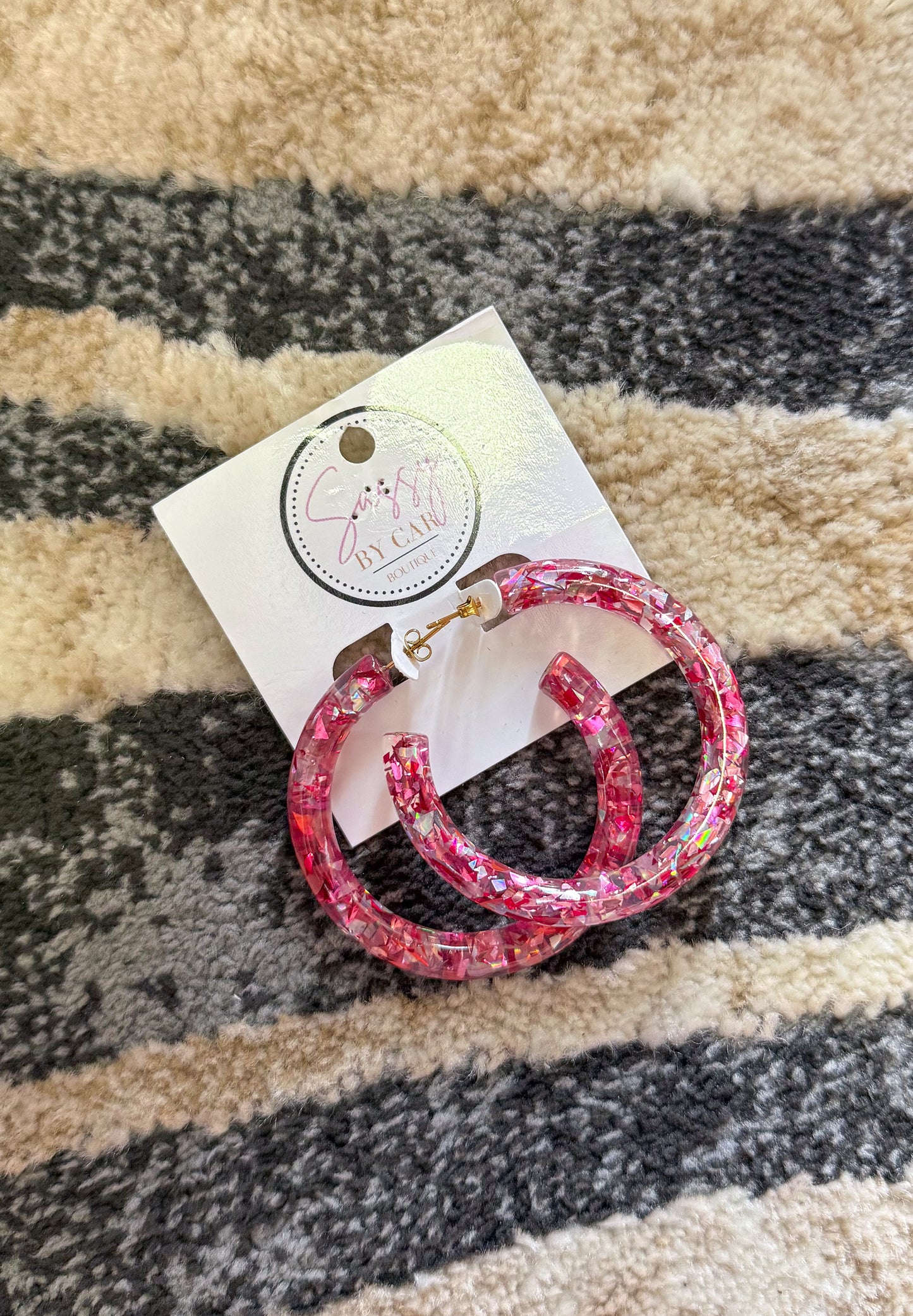 Pink Hoops