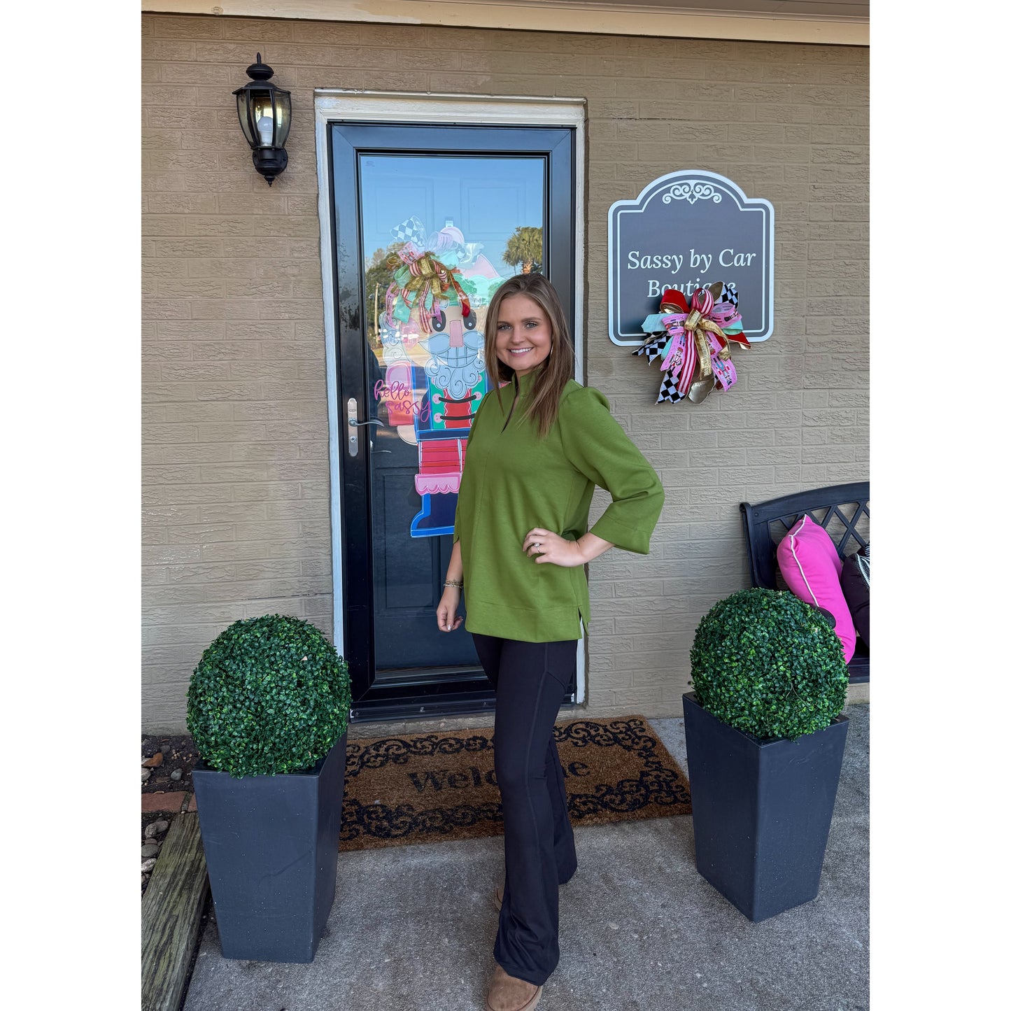 Sarah Top, Olive Green