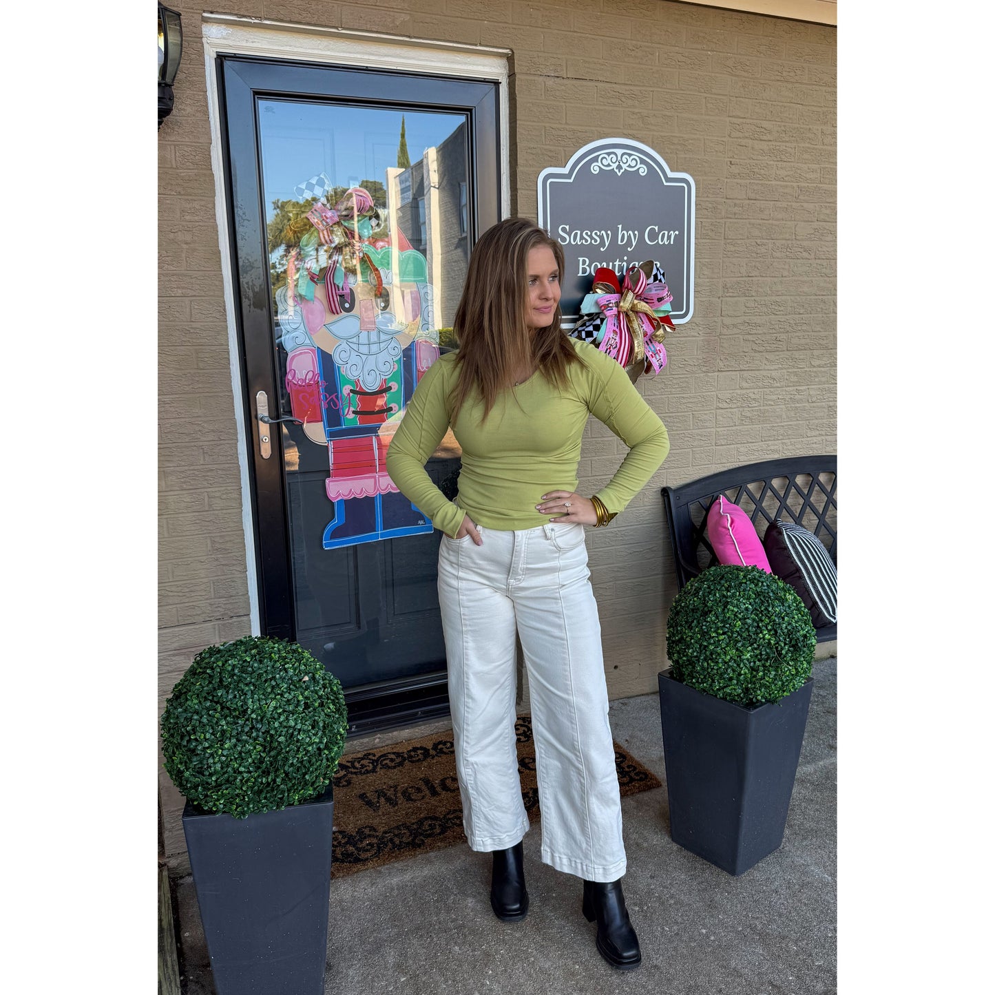 Liz Top, Matcha Green