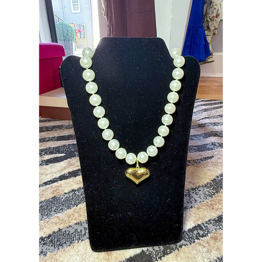 Heart Puff Necklace