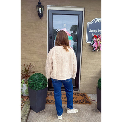 Oversized Cardigan, Cream