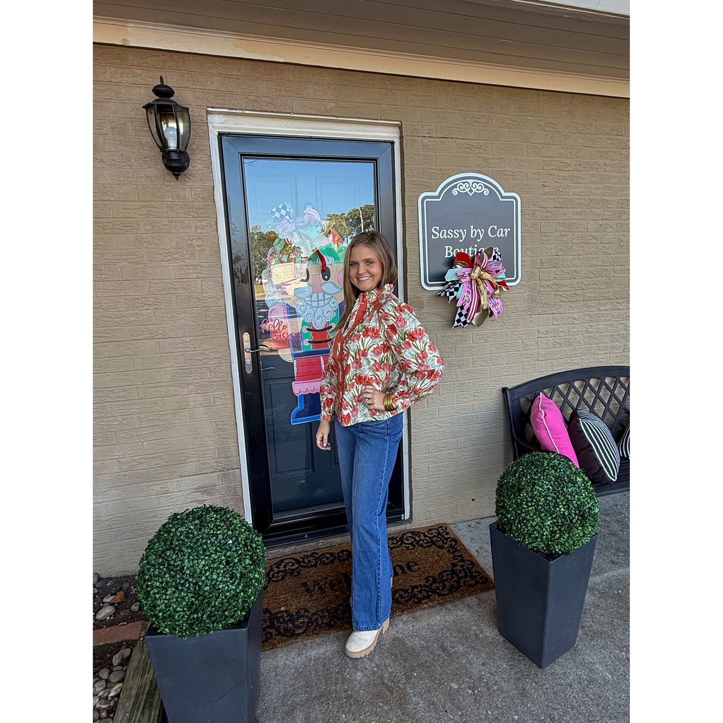 Tulip Pattern Blouse