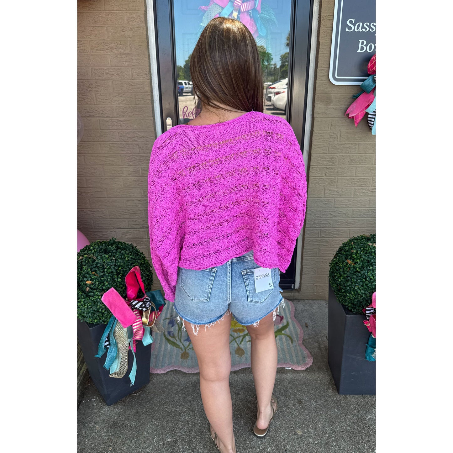Lightweight Berry Sweater