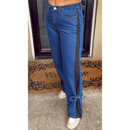 Black/Denim Jeans