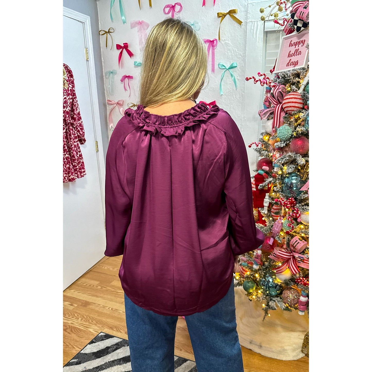 Plum Blouse