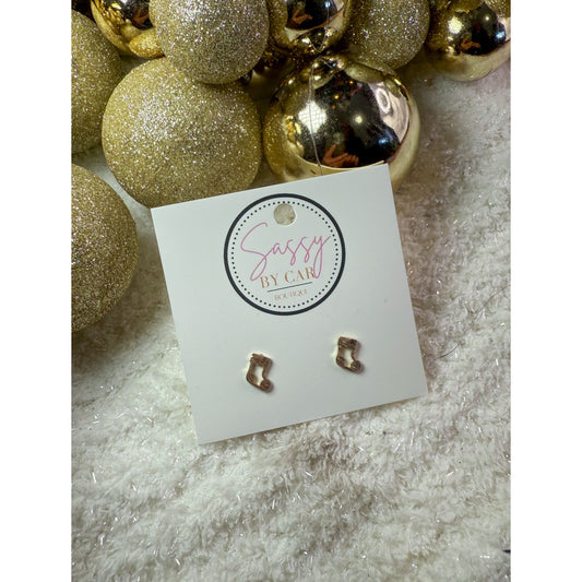 Gold Stocking Studs