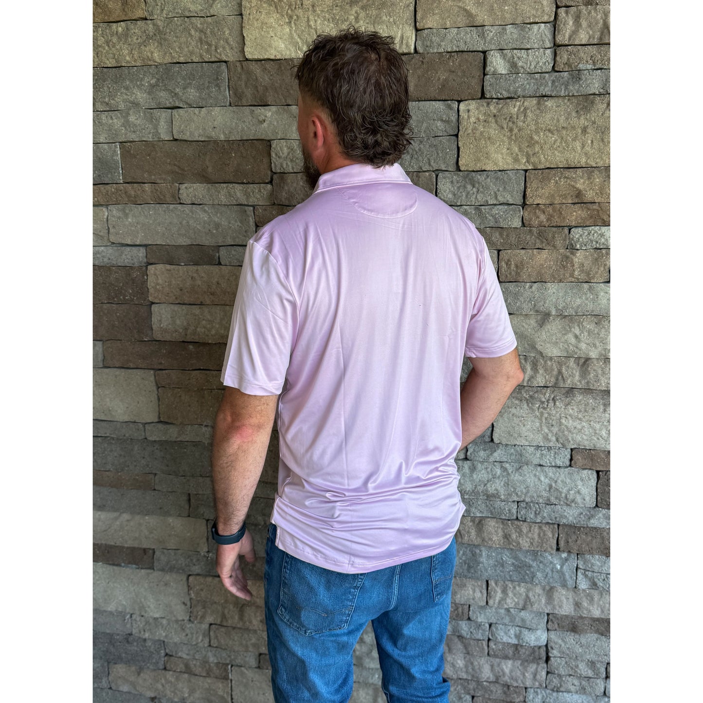 Mens Polo, Pink