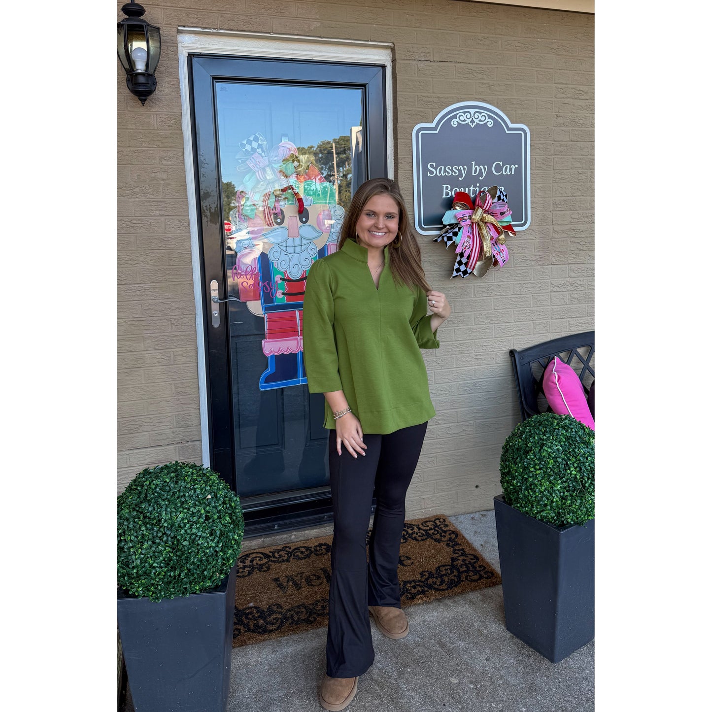 Sarah Top, Olive Green