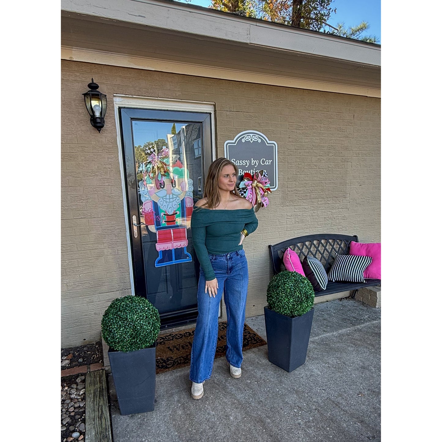 OTS Bodysuit, Hunter Green