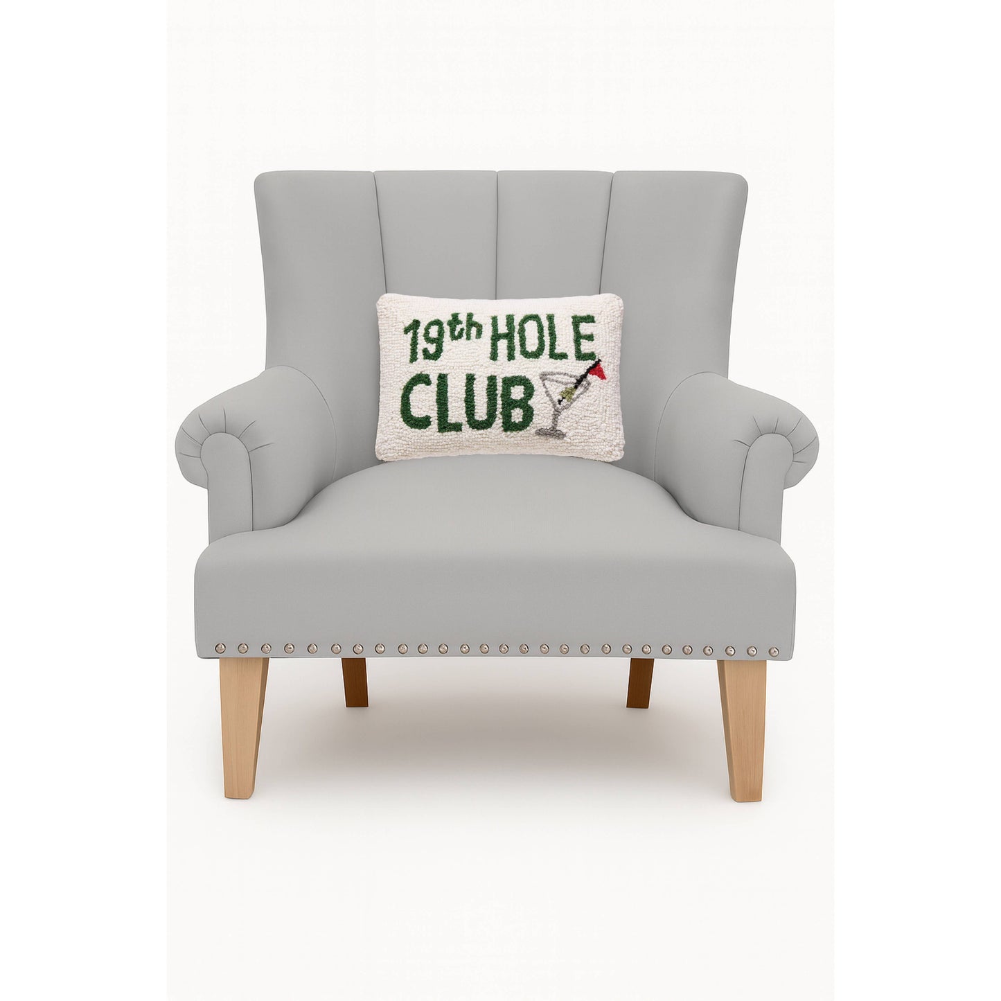 19TH Hole Club Hook Pillow