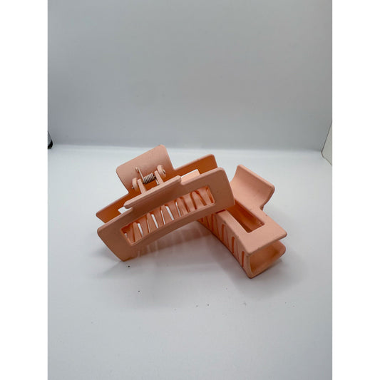 Peach Claw Clip
