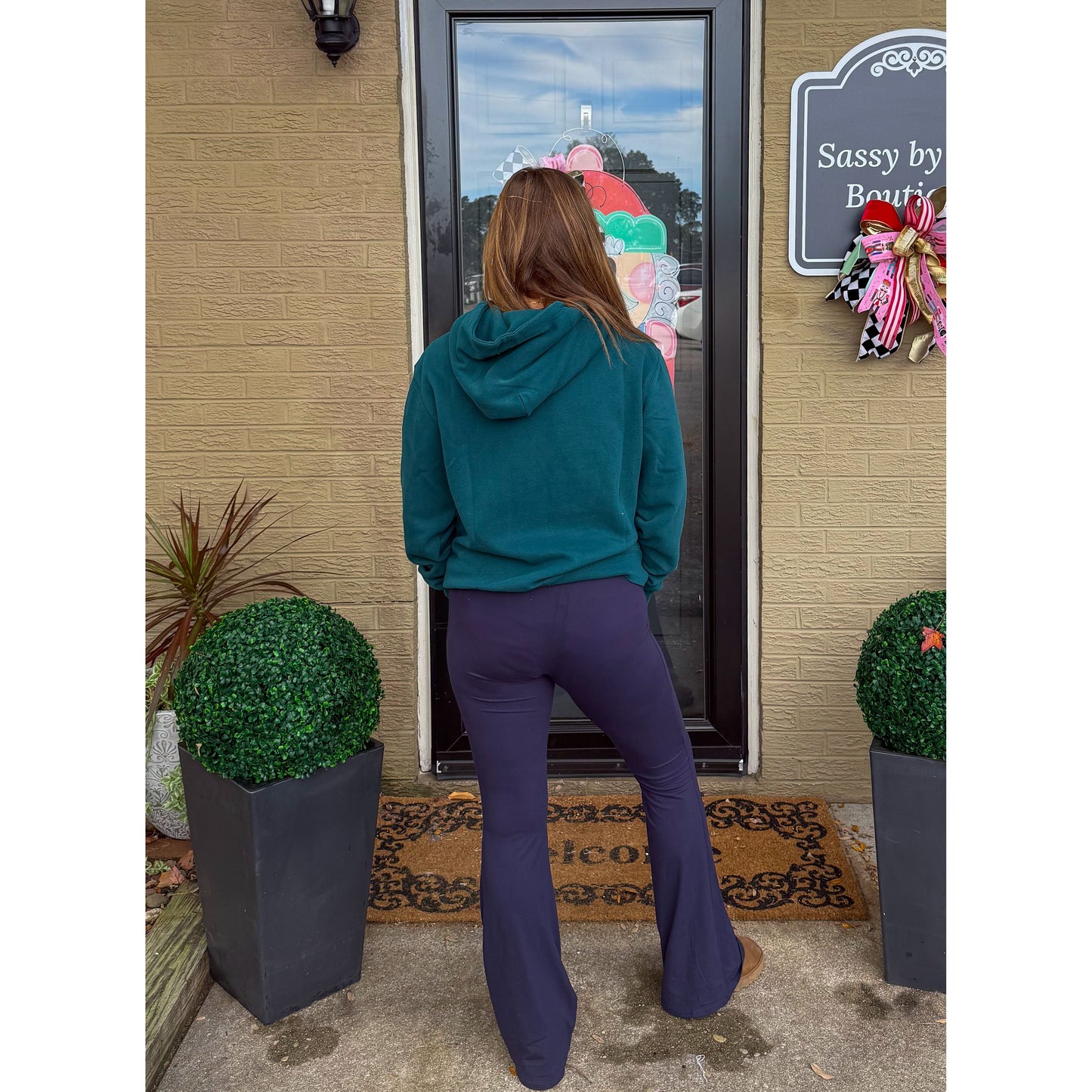 Hunter Green Lounge Hoodie