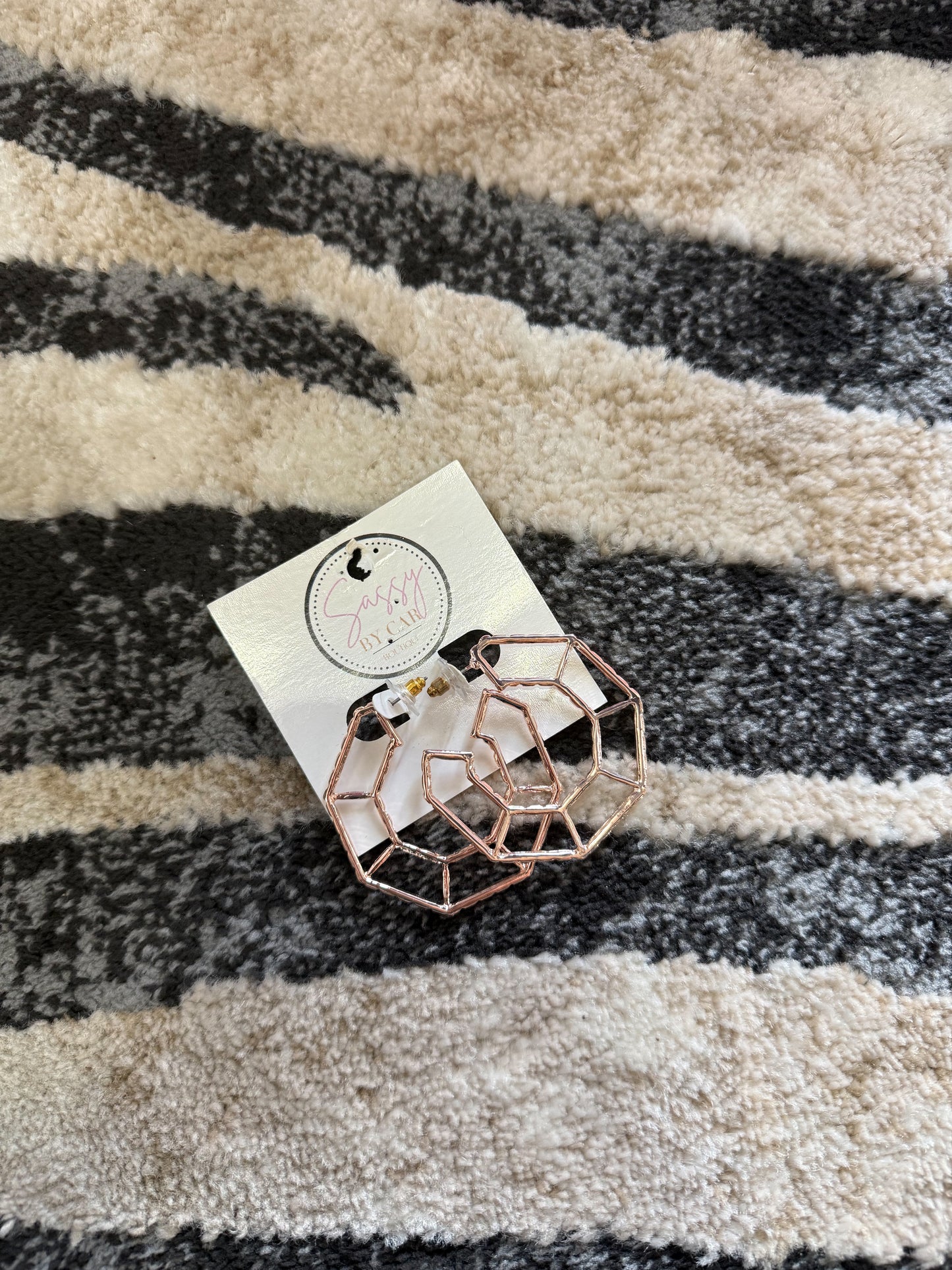 Rose Gold Hoops