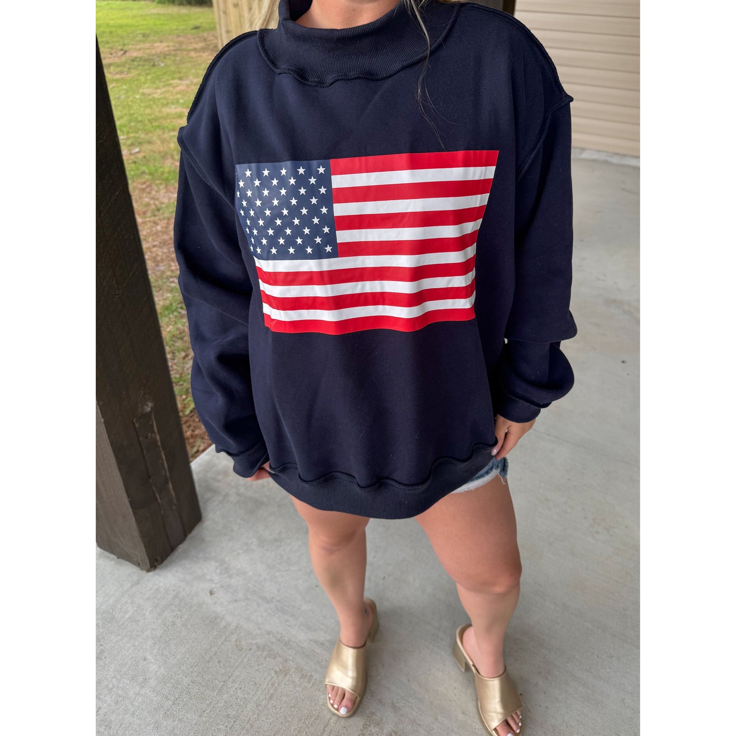 Reversible USA Sweatshirt