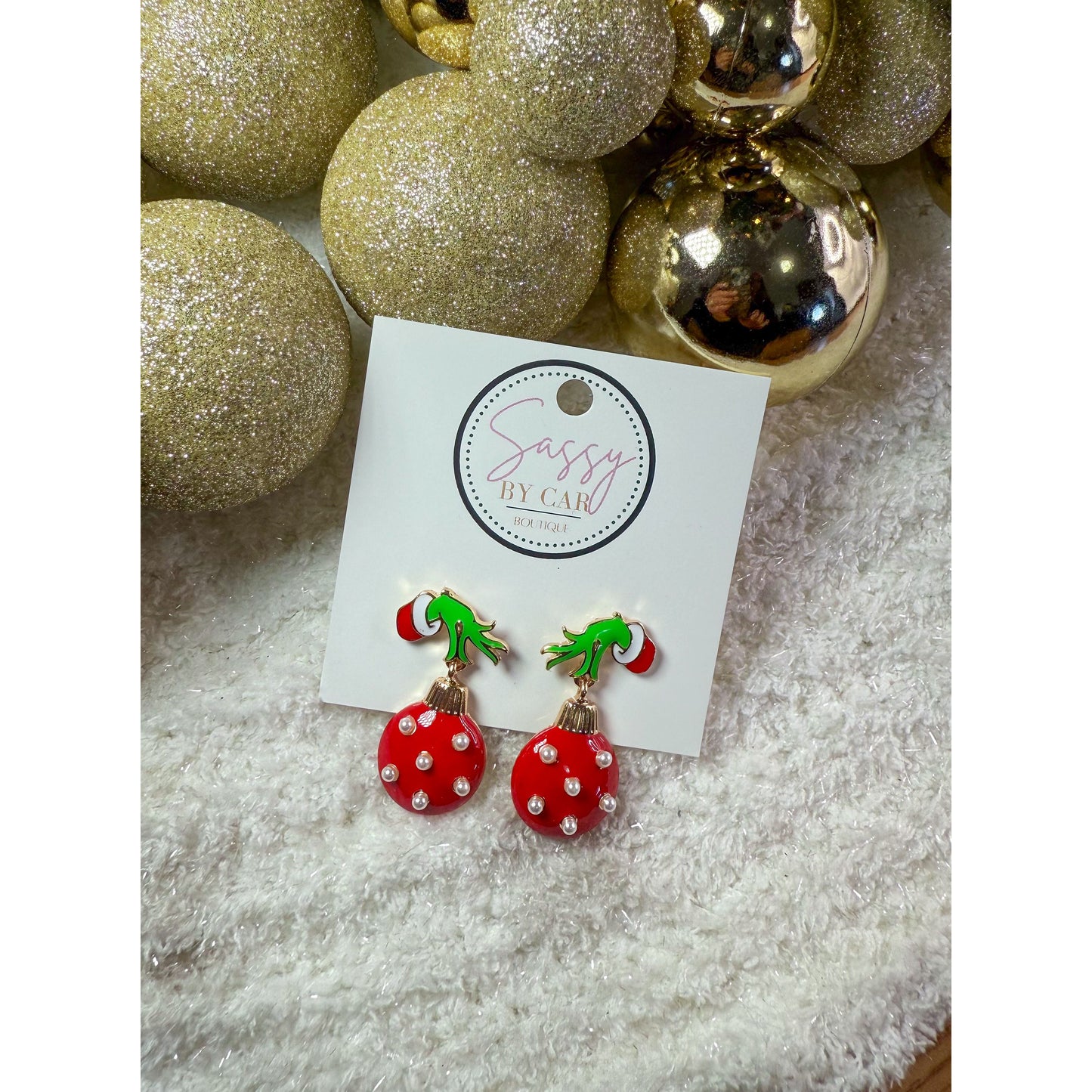 Grinch Earrings