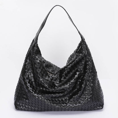 Metallic Braided Tote Bag