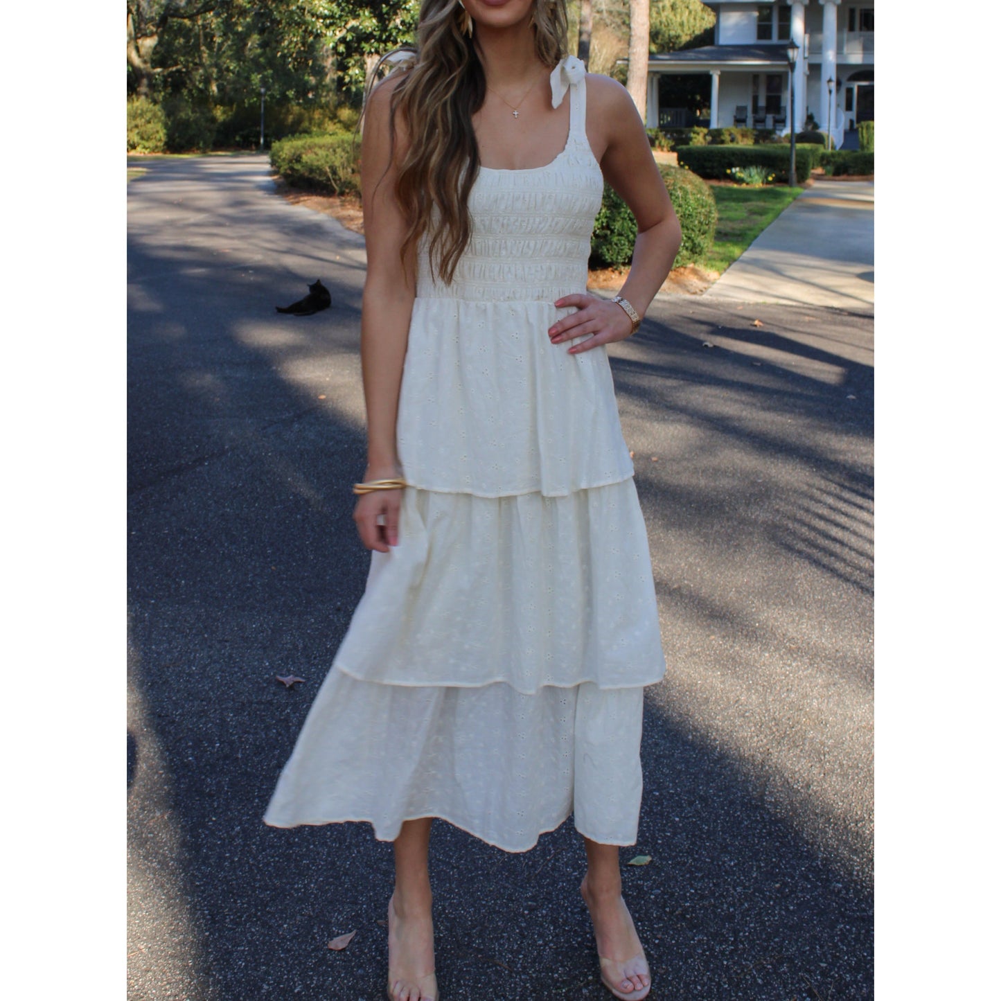 Allie Maxi Dress, Cream