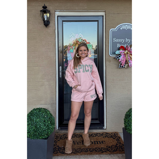 Spicy Lounge Set, Peach/Camo