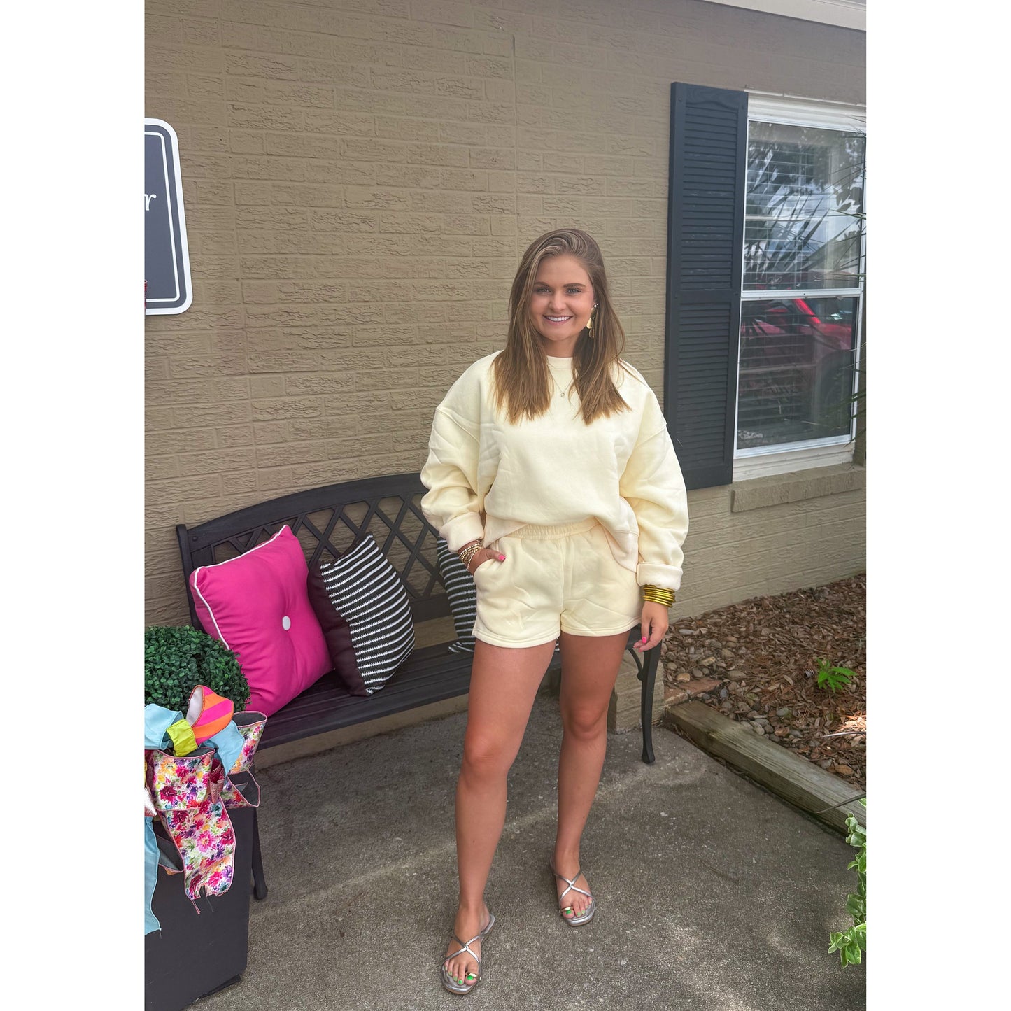 Lemon Lush Lounge Set, Butter Yellow