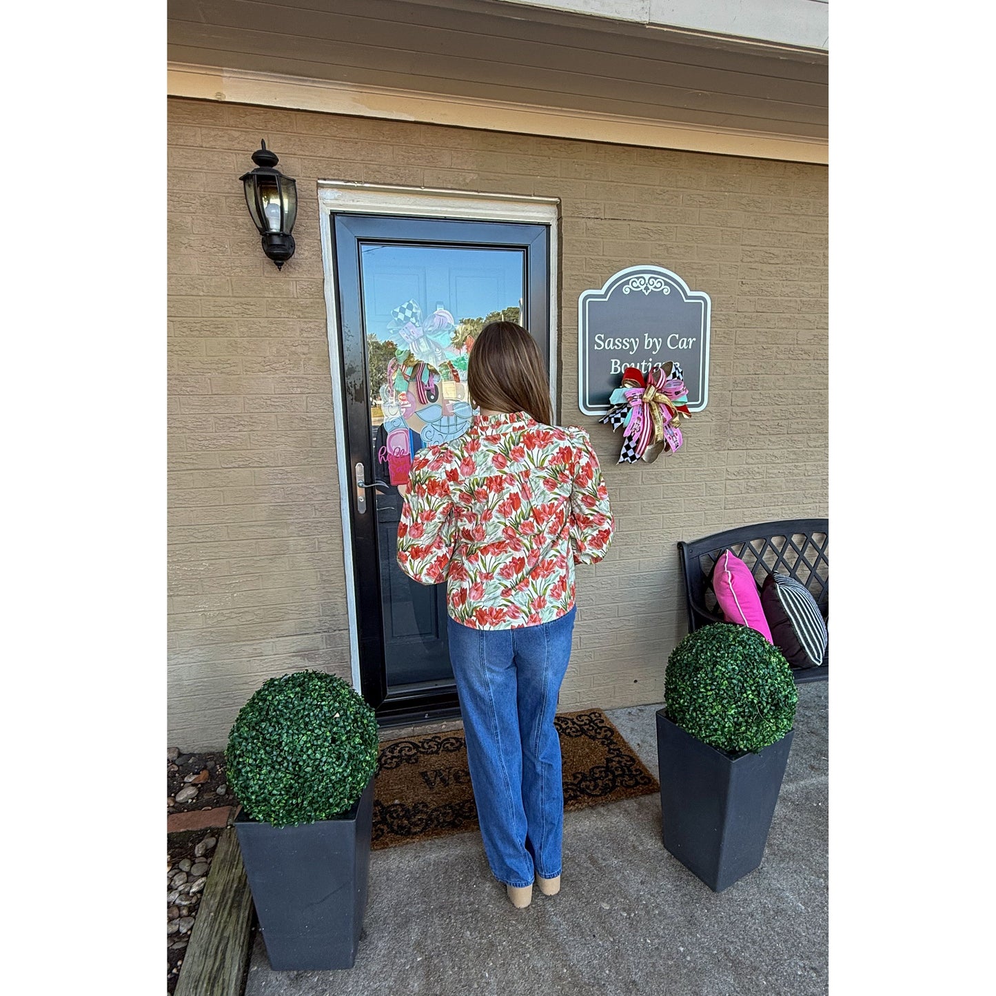Tulip Pattern Blouse