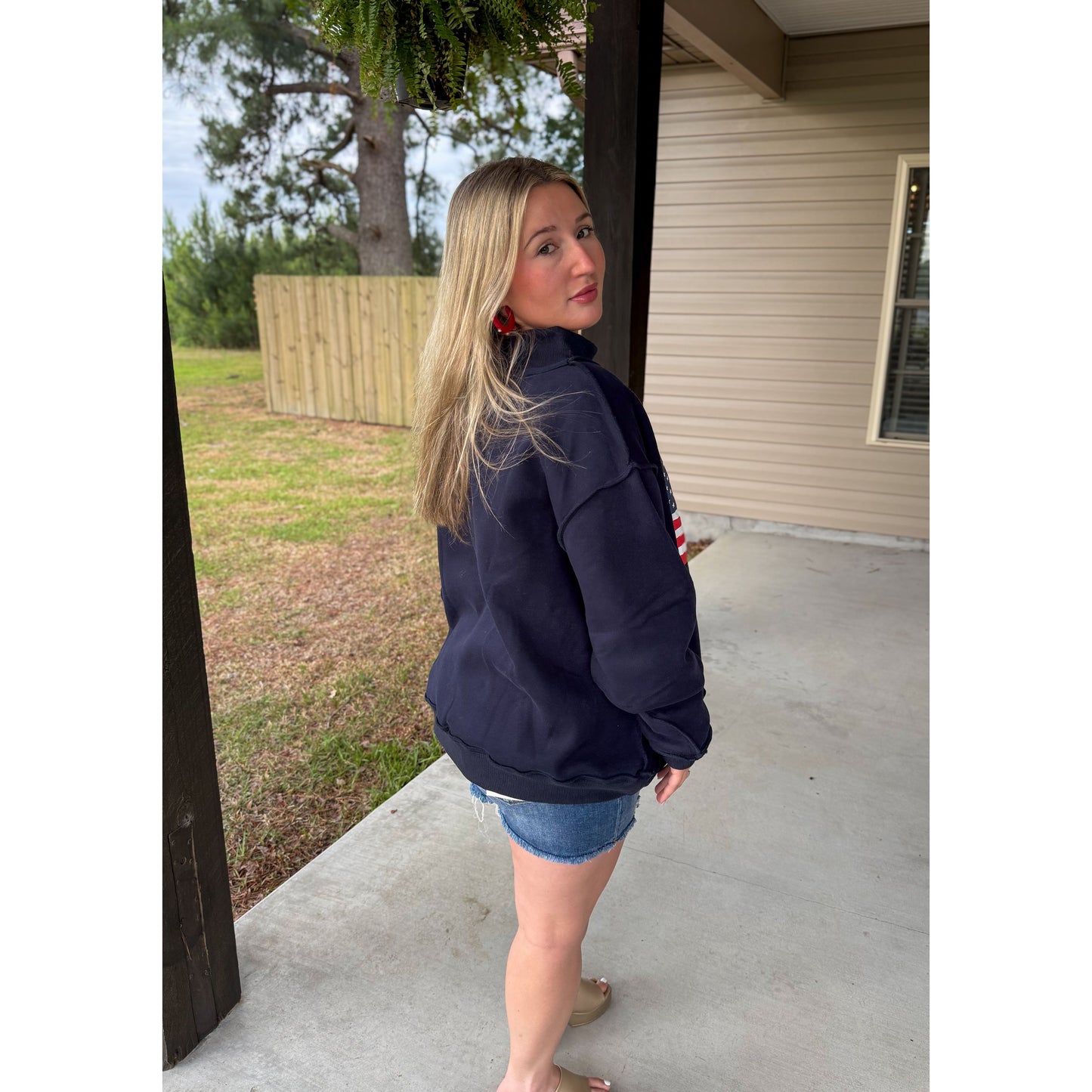 Reversible USA Sweatshirt