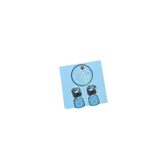 Silver/Blue Earrings