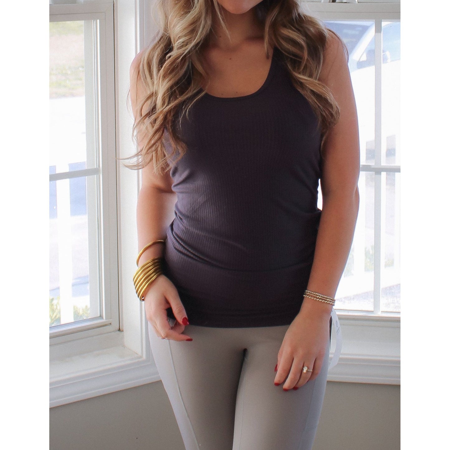 Lilibet Tanktop, Ash Grey