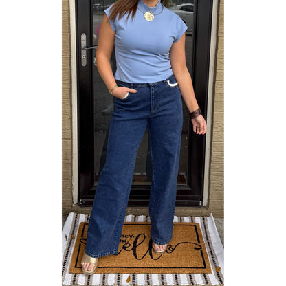 Reese Top, Periwinkle