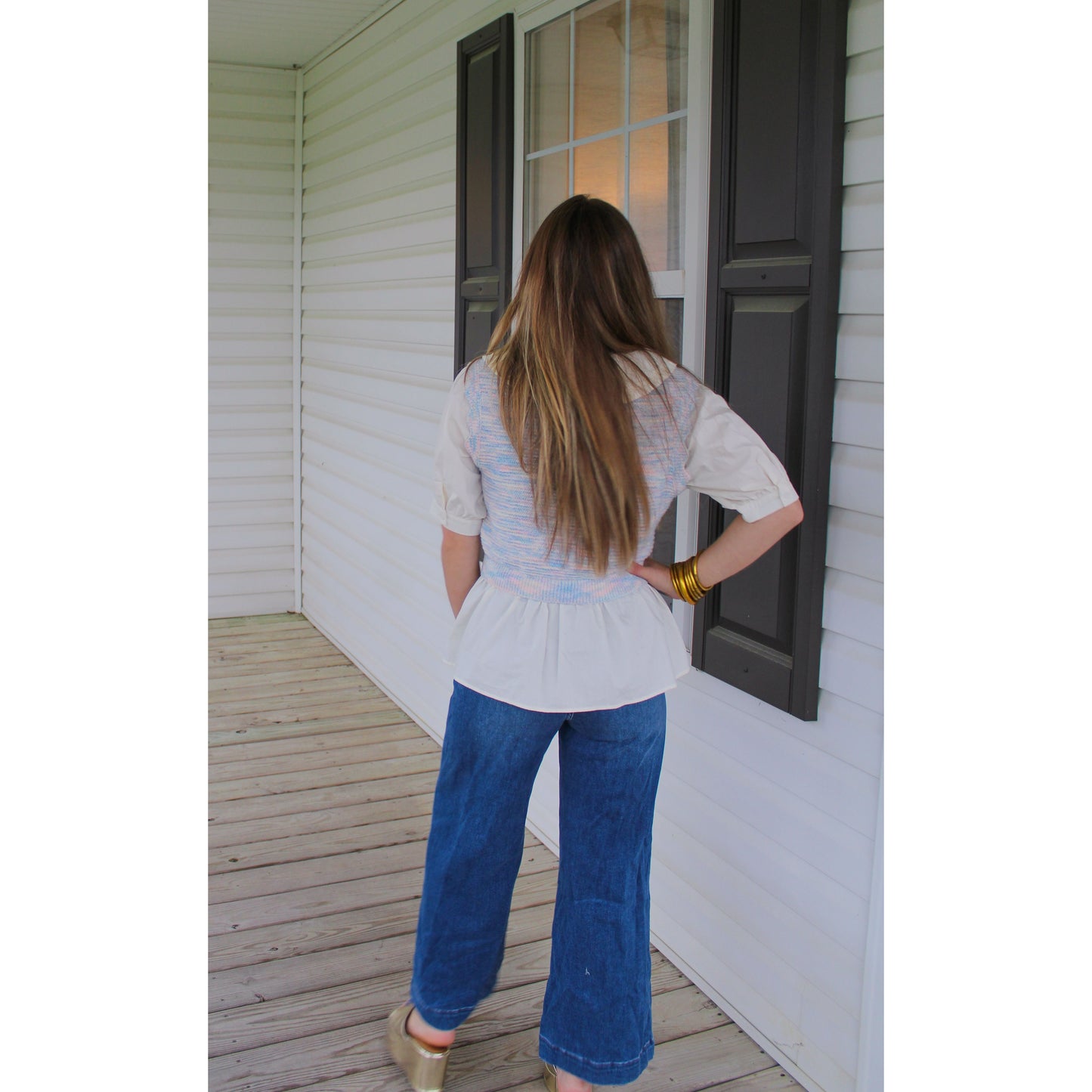 Emory Detail Top, Cotton Candy
