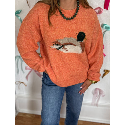 Oversized Duck Sweater, Apricot