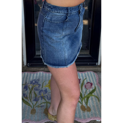 Denim Mini Skirt