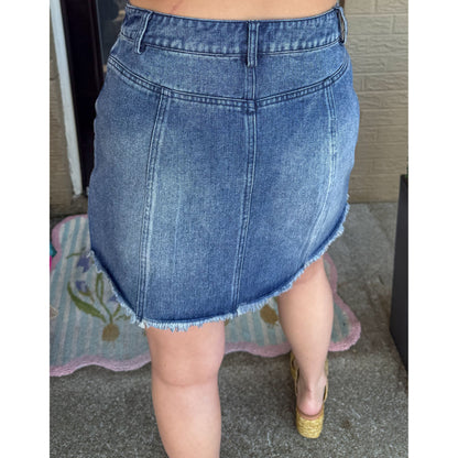 Denim Mini Skirt