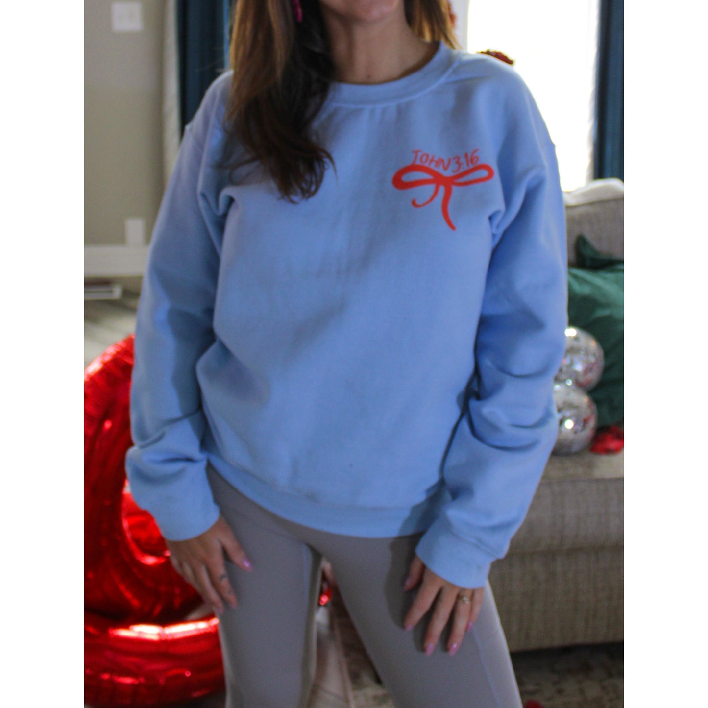 You Are So Loved Sweatshirt, Baby Blue