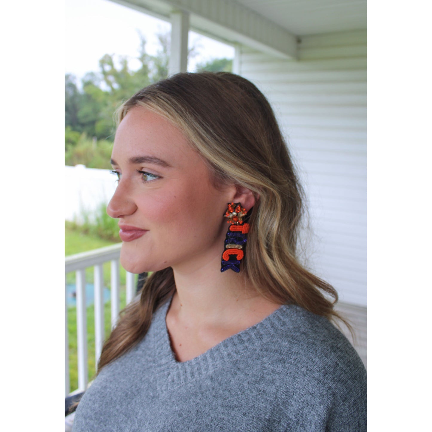 Trick or Treat Beaded Earrings, Multi