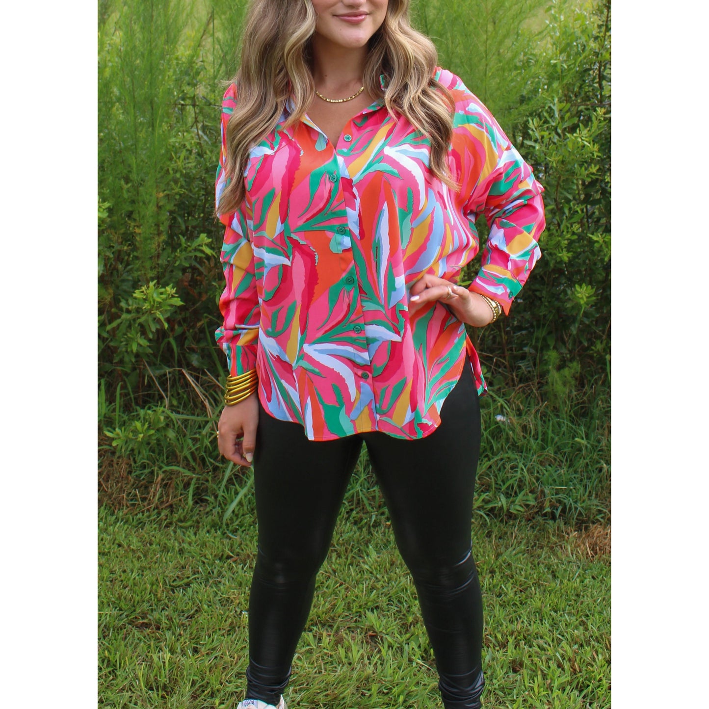 Stevie Pattern Blouse, Multi-Color