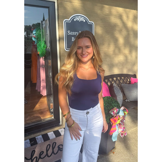 Raelynn Bodysuit, Navy