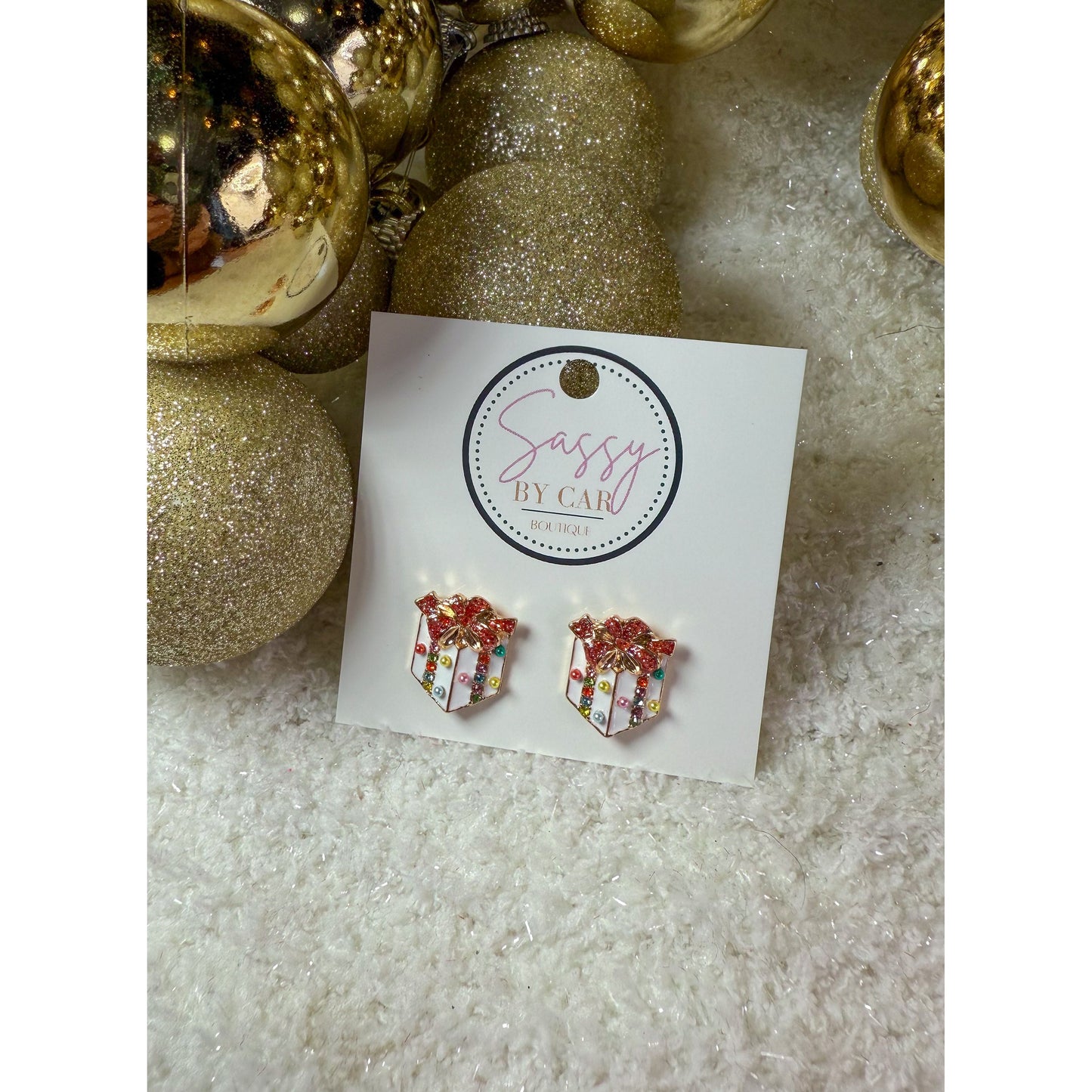 Present Stud Earrings