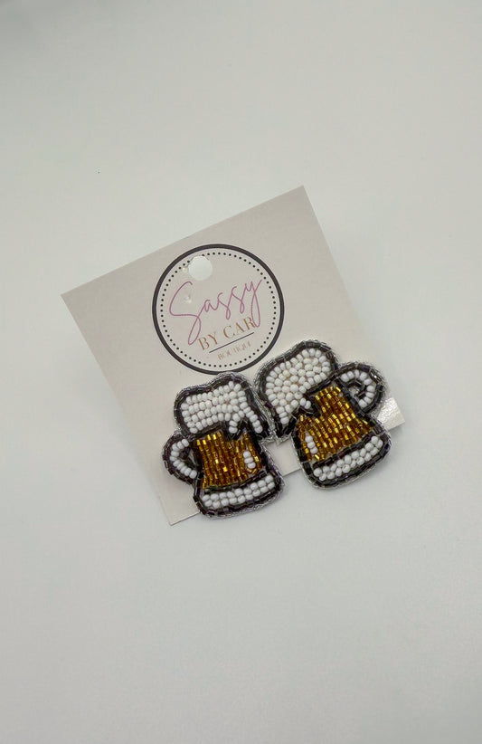 Beer Beaded Earrings